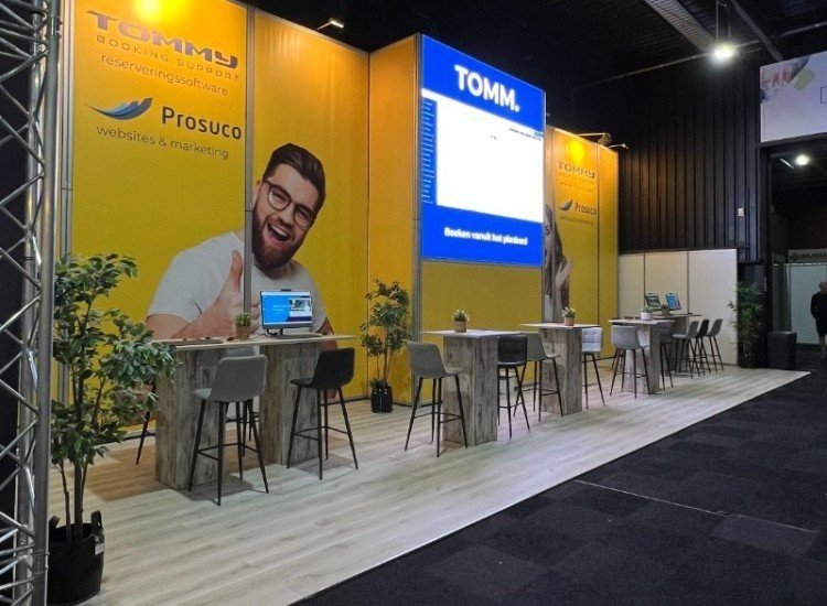 Tommy & Prosuco op de Recreatie Vakbeurs